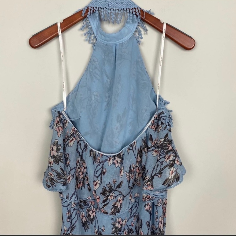 Anthropologie Foxiedox Lillian Halter neck maxi/L - Picture 4 of 6